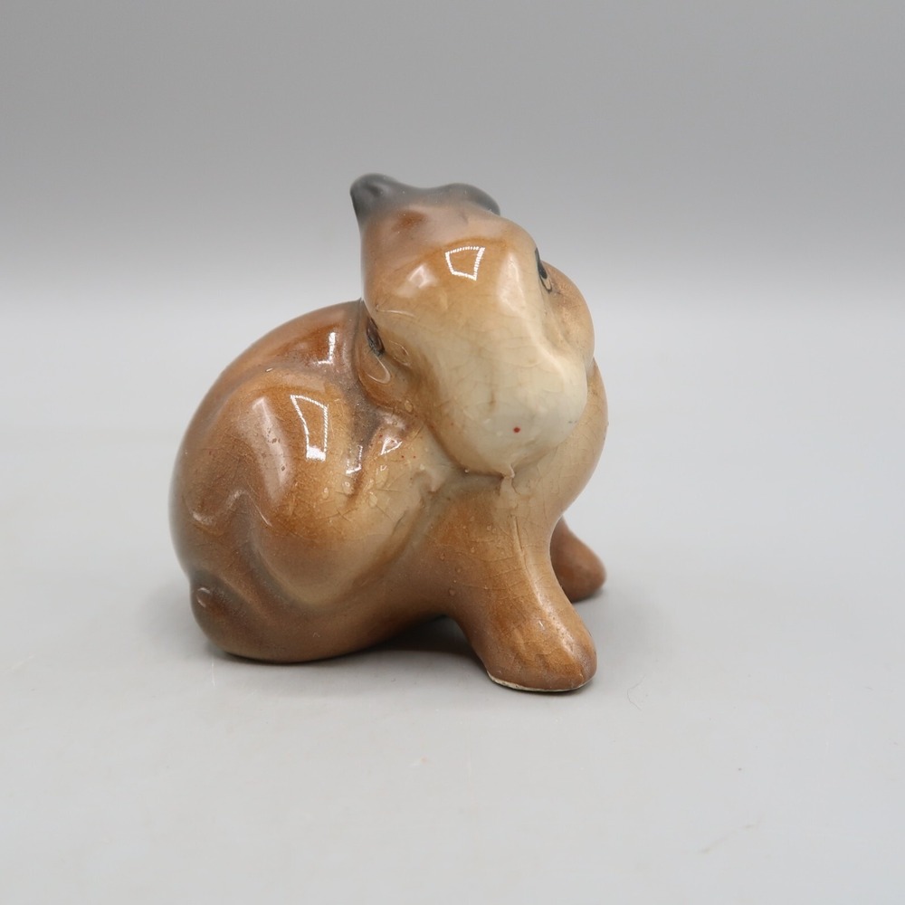 Beswick England Brown Bunny Rabbit Miniature Figurine 2 inch